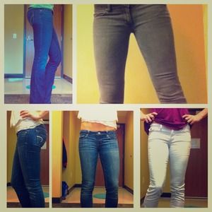 4 multi-colored jeans :)