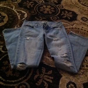 ⛔Hold⛔American eagle distressed jeans. 4.