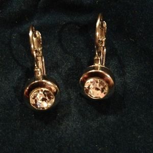 Simple BUT Beautiful Crystal & Silver Earrings!