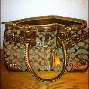 Gold Coach purse