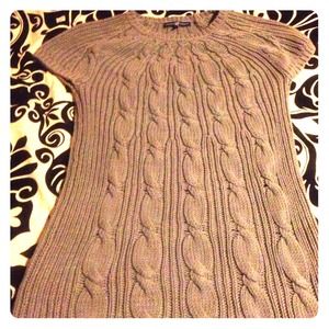 Gap short sleeve grey sweater dress. XS