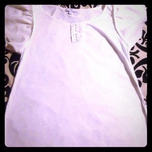 Cream short sleeve Gap baby doll styled shirt