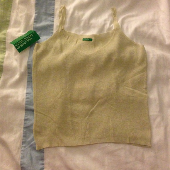 Light grey tank by Benetton - Picture 1 of 3