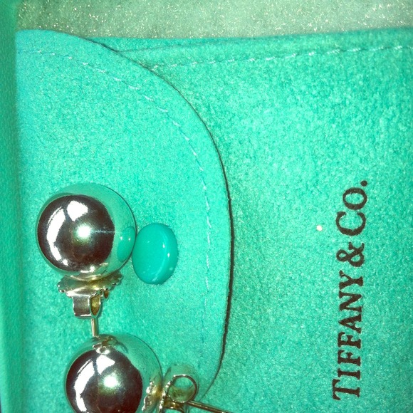 * Real Tiffany 10mm earrings.