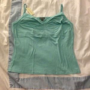 Tank by Ann Taylor in blue-green color