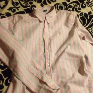 Light pink Oxford button up. Polo Ralph Lauren. 6