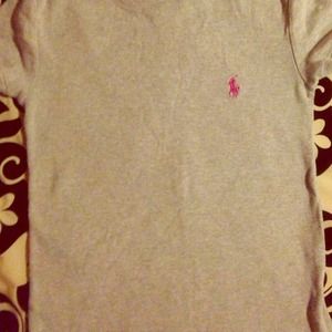 Grey polo tee. Ralph Lauren short sleeve