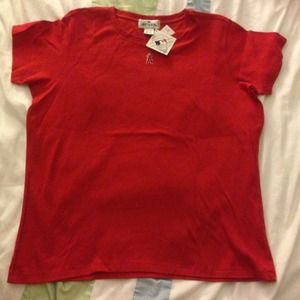 Bright red original Angels shirt