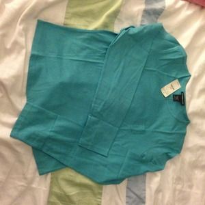 Blue long sleeve shirt by express