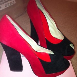 Brand new multi colored heels