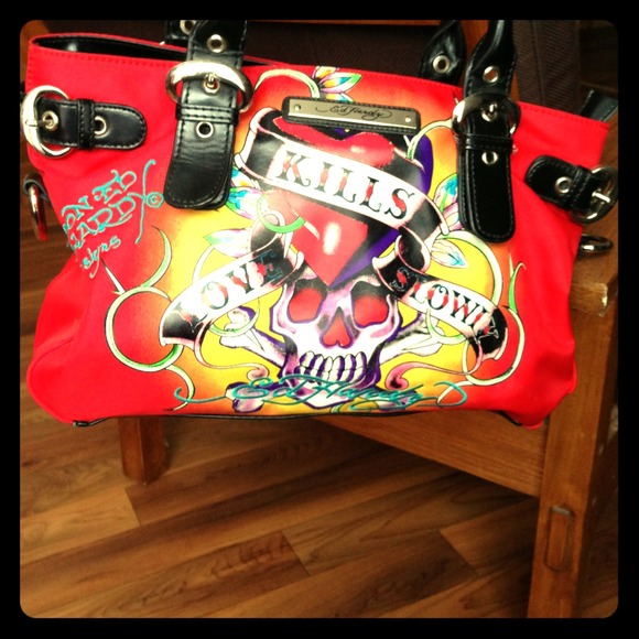 Ed Hardy satchel purse
