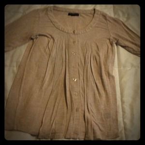 Long flowing tan top