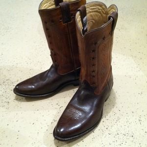 Men cowboy boot size 12 like new