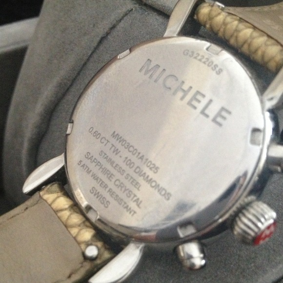 Michele diamond watch