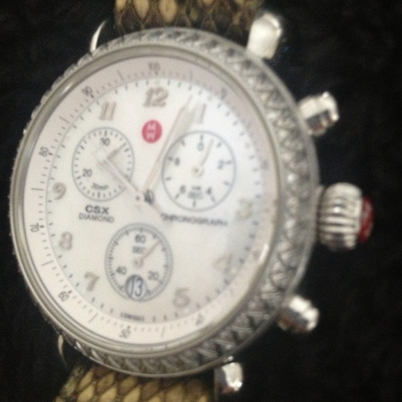 Michele diamond watch