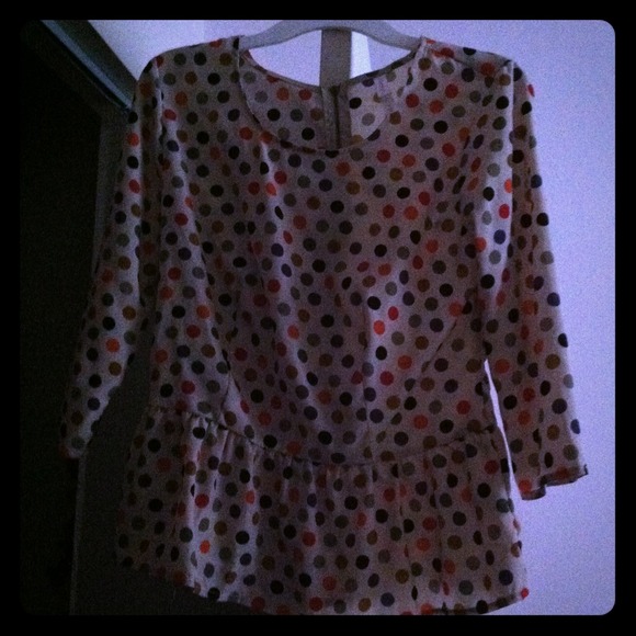Polka dot top