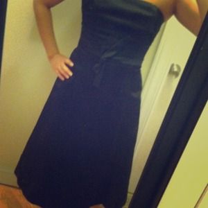 BCBG Maxazria Satin Cocktail Dress