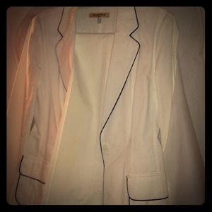 White Italian made pants suit barely worn