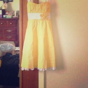 Yellow dress for spring