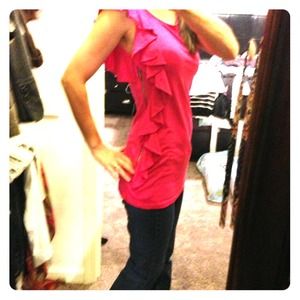 REDUCED for brenleej! Hot pink Ella Moss top