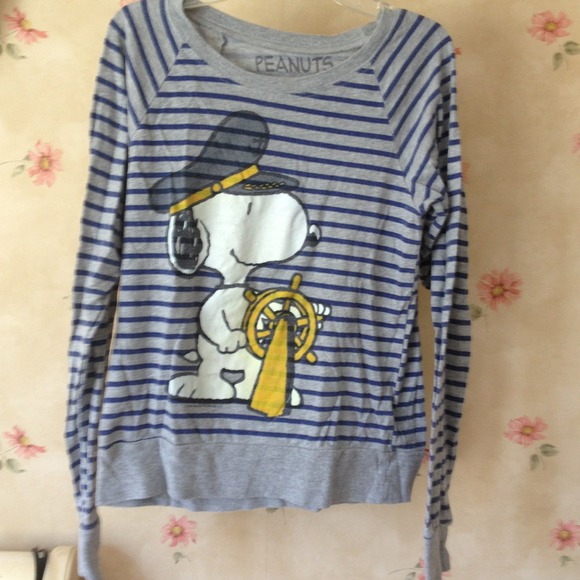 Forever 21 Snoopy Sailor Top