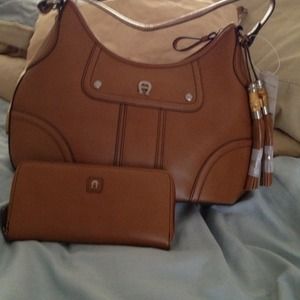 RESERVED Etienne Aigner Handbag w Wallet
