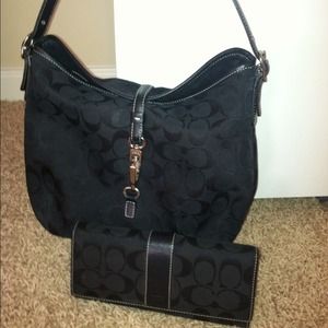 100% Authentic Coach purse with coach wallet.