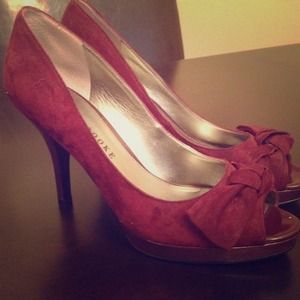 Magenta Audrey Brooke heels.