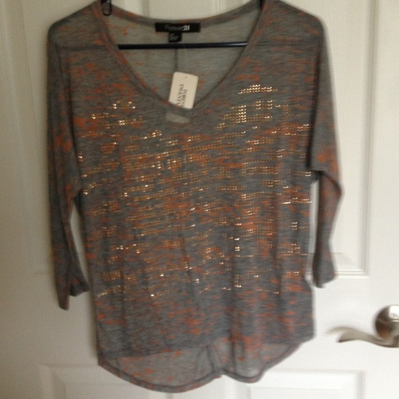 Forever 21 touch of glam top