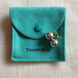 Tiffany & Co sterling silver bead earrings