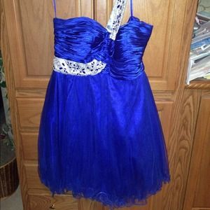 Royal blue homecoming/prom dress!