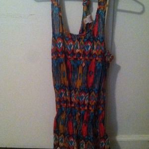 Cross back Tribal tank