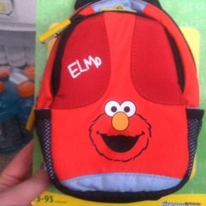 Elmo ds/video game system mini backpack