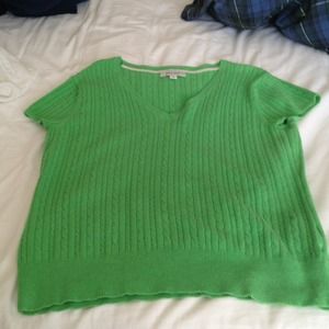 Xxl Merona cable short sleeve sweater