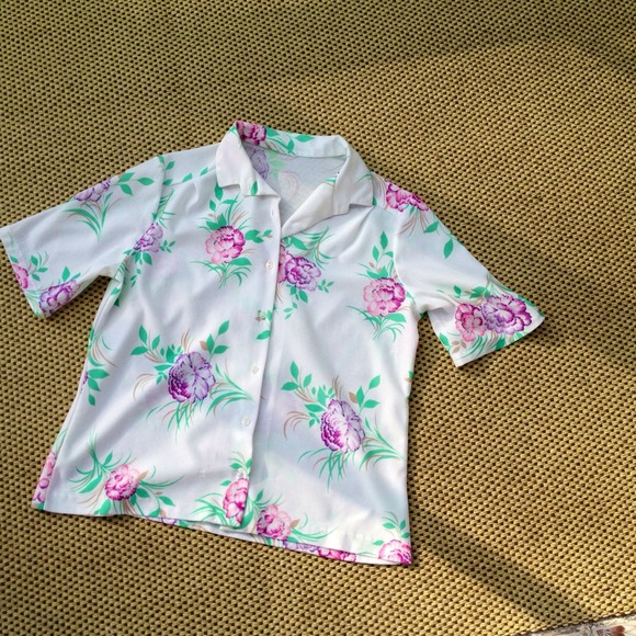 Vintage floral blouse