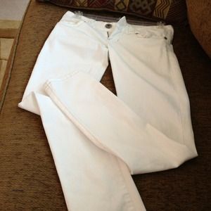 Guess daredevil skinny jeans white