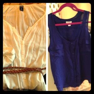 Reduced!! Two Old Navy Tops Sz L