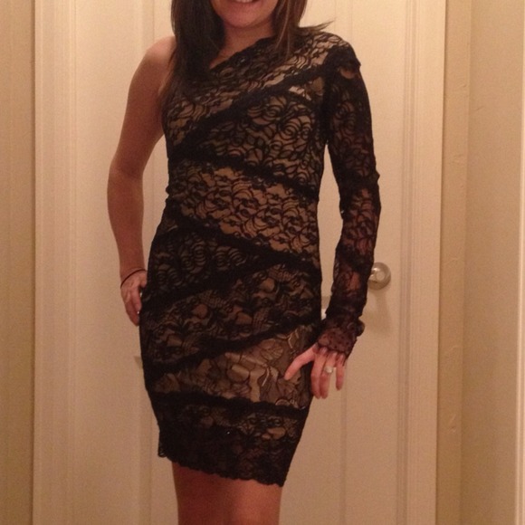 Reserved!! Bebe lace cocktail dress