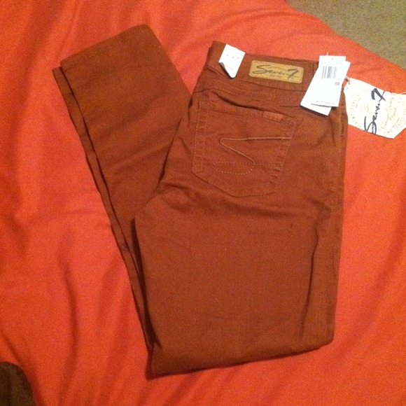 REDUCED***NWT Camel Brown SEVEN7 Skinny Jeans