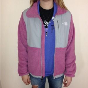 North face Pink/Grey Coat