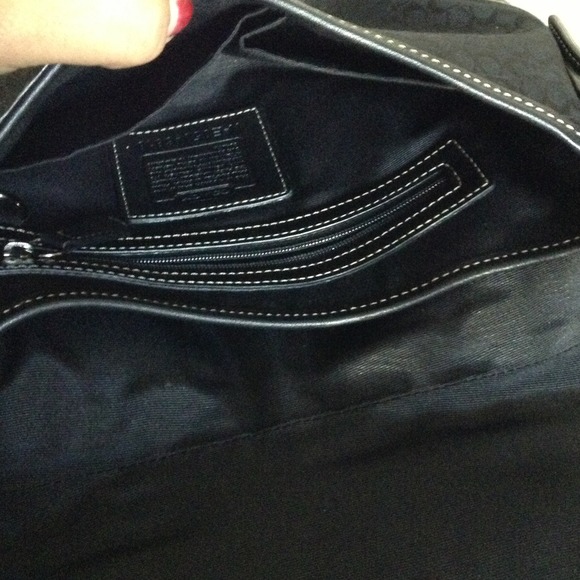 Coach Signature Purse • All Black - Picture 2 of 4