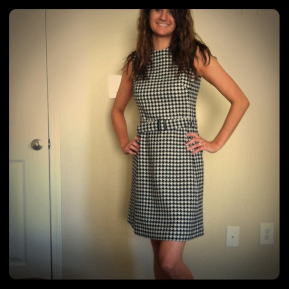 Houndstooth dress