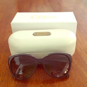 Chloe blue sunglasses