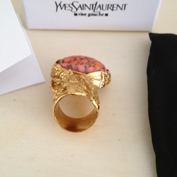 YSL arty ring in orange - Picture 4 of 4