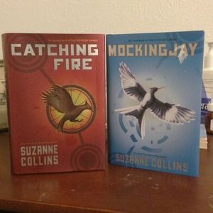 Two books from Hunger Games trilogy