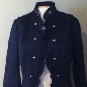 NWT Black military Jacket. Sz. Medium