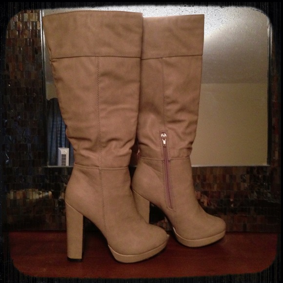 Tan boots