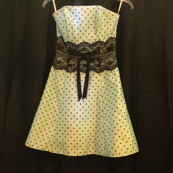 Polkadot prom/pageant/homecoming dress