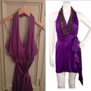 Halston halter dress SIZE 8