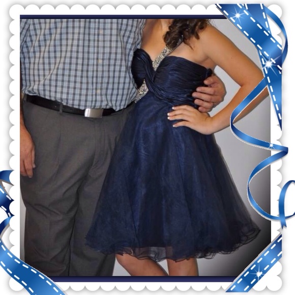 Fit and Flare embellished Prom Dress - Picture 2 of 4